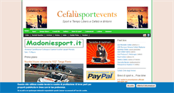Desktop Screenshot of cefalusportevents.it